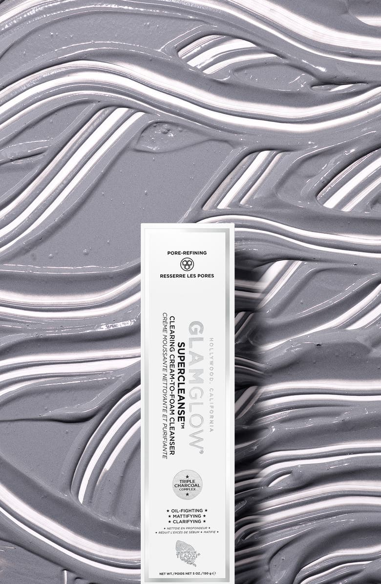 GLAMGLOW<sup>®</sup> SUPERCLEANSE<sup>™</sup> Clearing Cream-to-Foam Cleanser, Alternate, color,