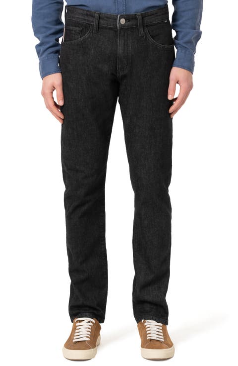 Marcus Slim Straight Leg Jeans (Black Selvedge) (Regular, Big & Tall)