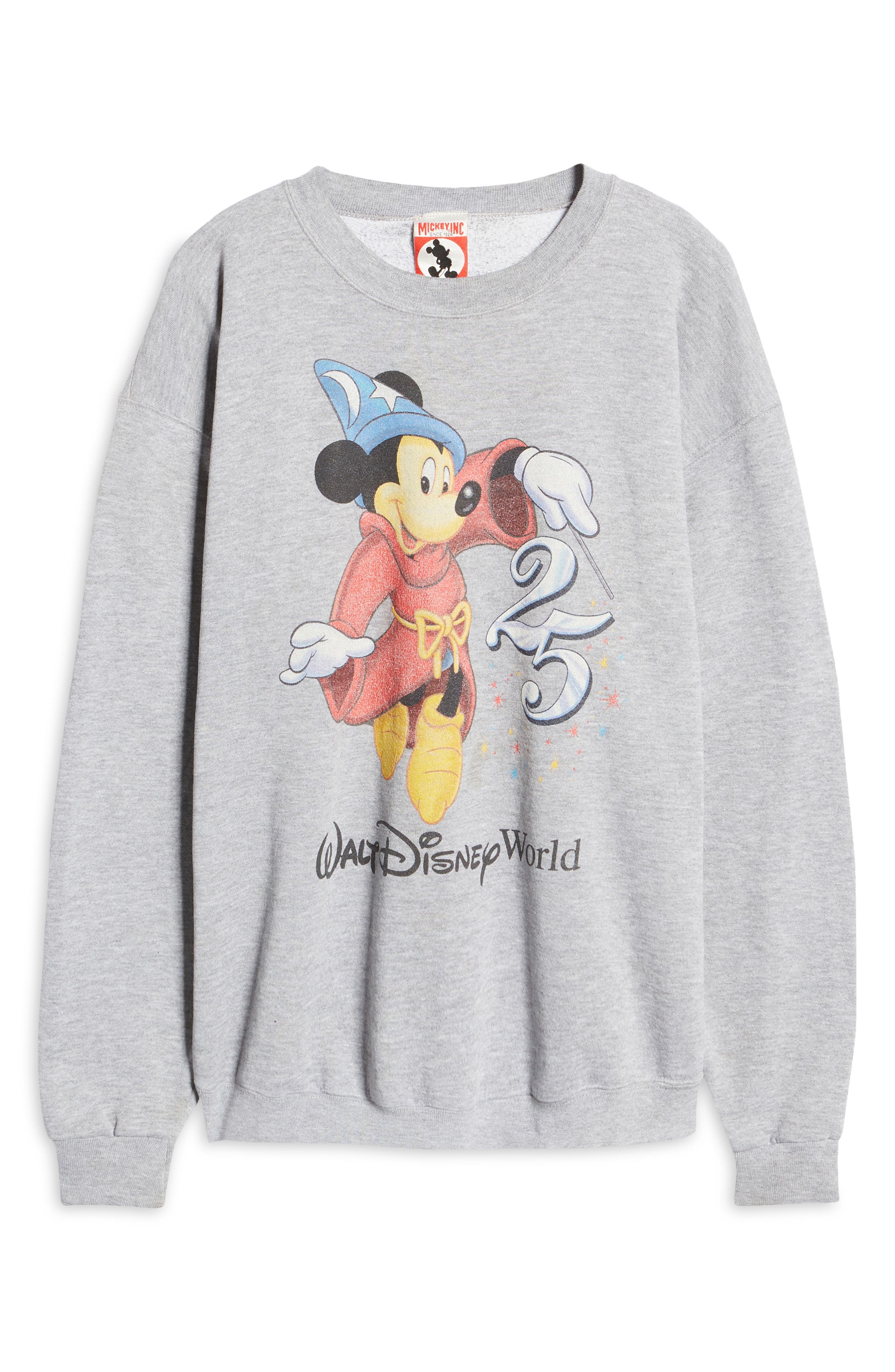 mickey ★ Disney Unisex Secondhand Mickey Mouse 25th Anniversary Sweatshirt
