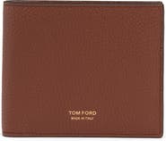 TOM FORD T-Line Soft Grain Leather Bifold Wallet