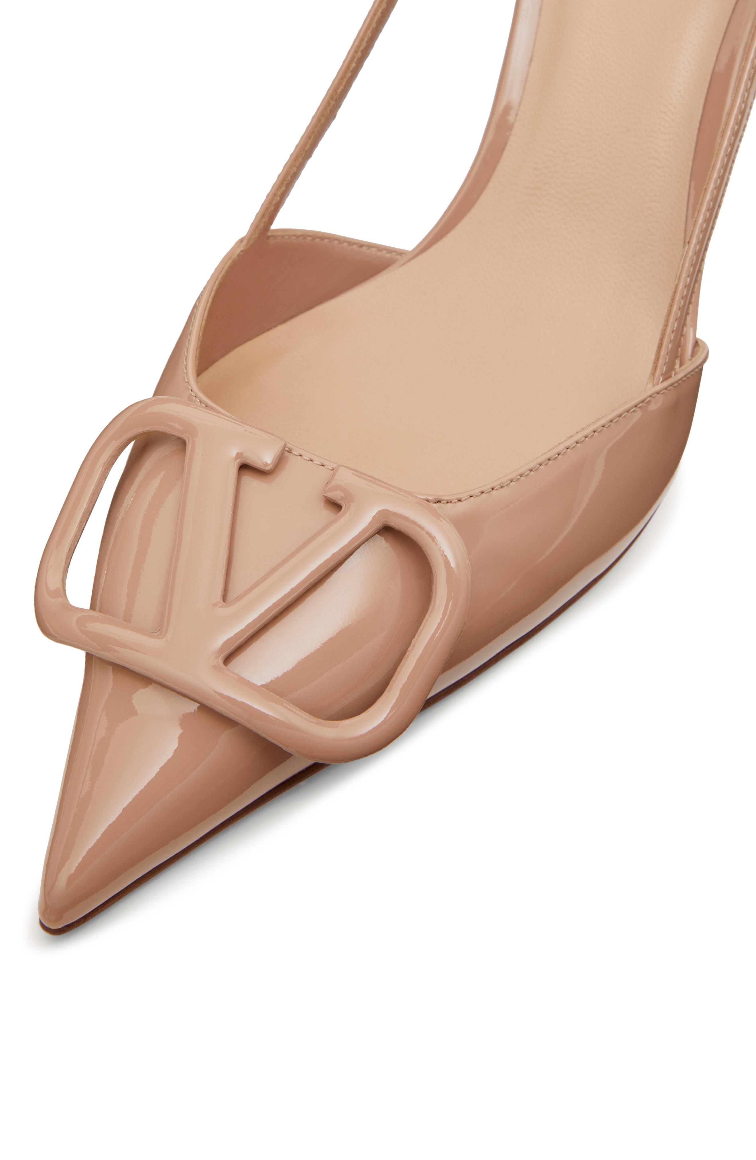 VLOGO Pointed Toe Slingback Pump, Alternate, color, GF9 ROSE CANNELLE