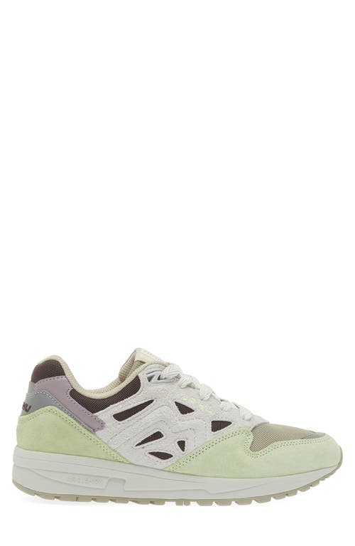 Karhu Gender Inclusive Legacy 96 Sneaker In Shadow Lime/dawn Blue