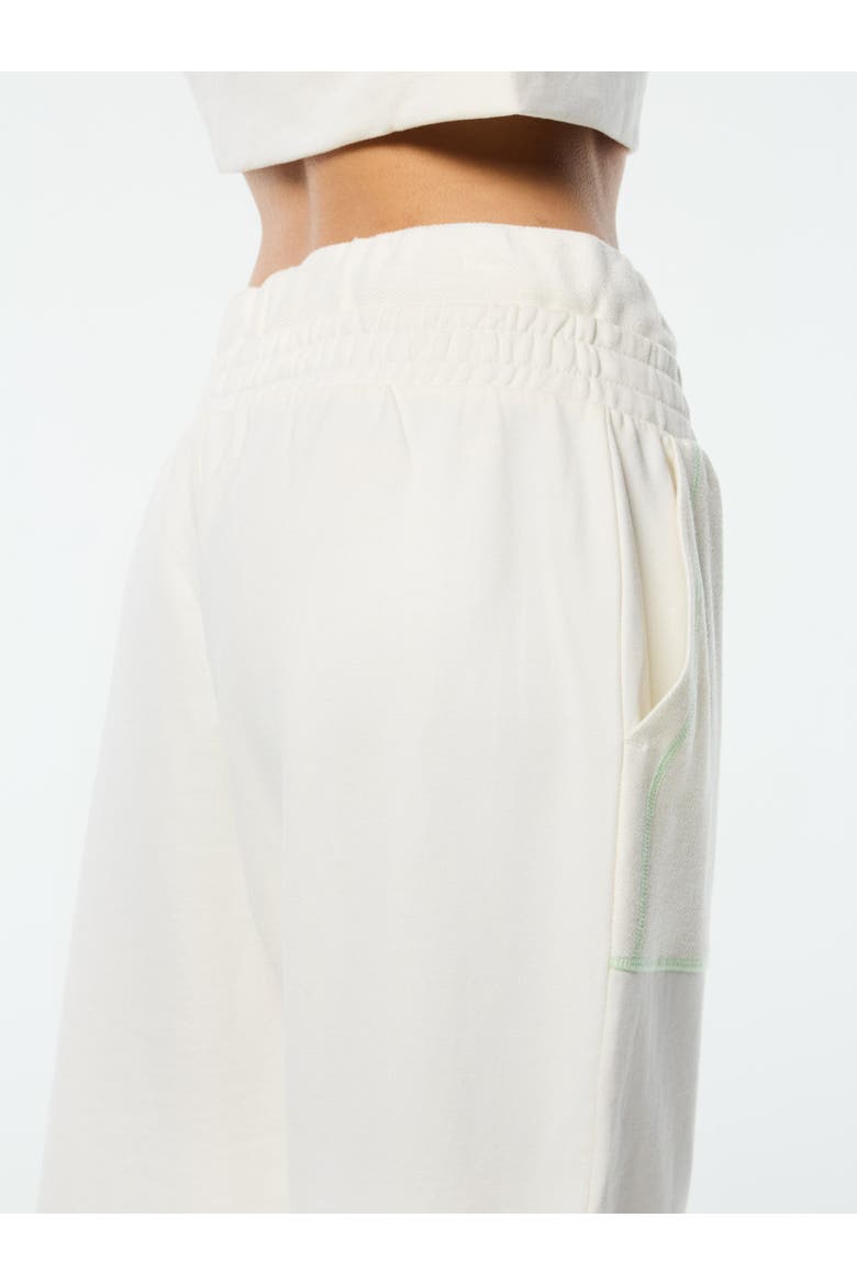 Greta Sweatpant, Alternate, color, GARDENIA