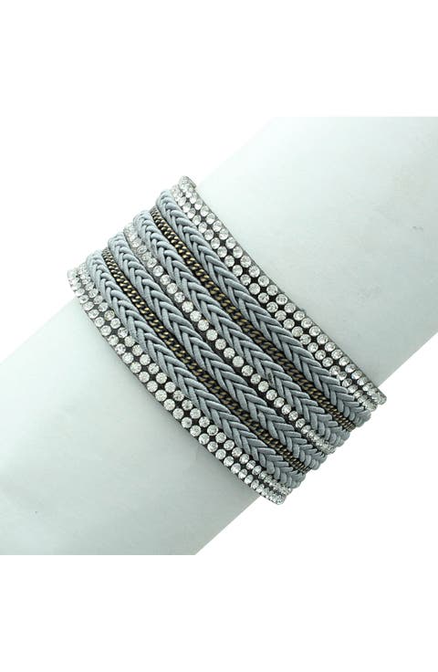 Mixed Media Cuff Bracelet