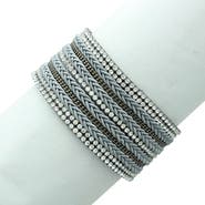 OLIVIA WELLES Mixed Media Cuff Bracelet