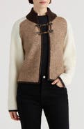 Hunter Snaffle Buckle Mock Neck Cardigan