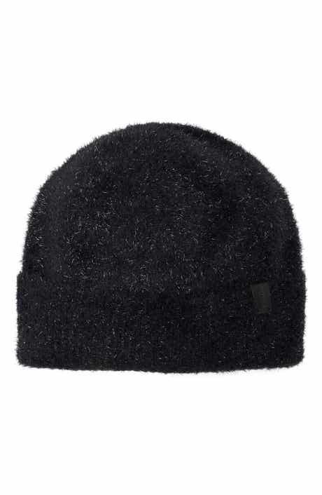 AllSaints Metallic Eyelash Knit Beanie