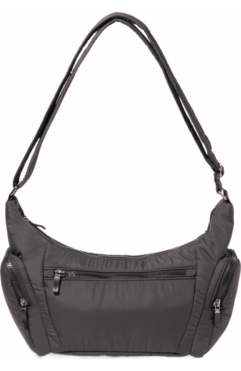 BAGGALLINI Banana Sling Crossbody Shoulder Bag, Main, color, Black Puff
