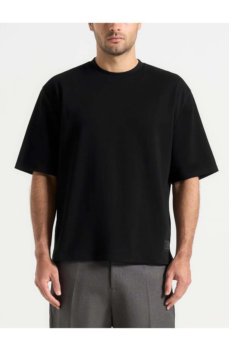 Manière De Voir Relaxed Fit Cotton T-Shirt, Main, color, Black