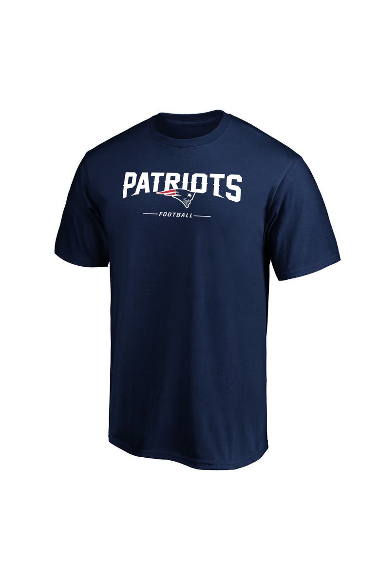 FANATICS Men's Fanatics Branded Navy New England Patriots Team Lockup T-Shirt, Alternate, color, Navy