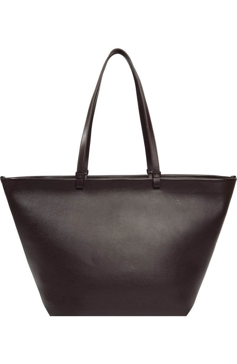 Vince Large Marin Leather Tote, Alternate, color, Cacao