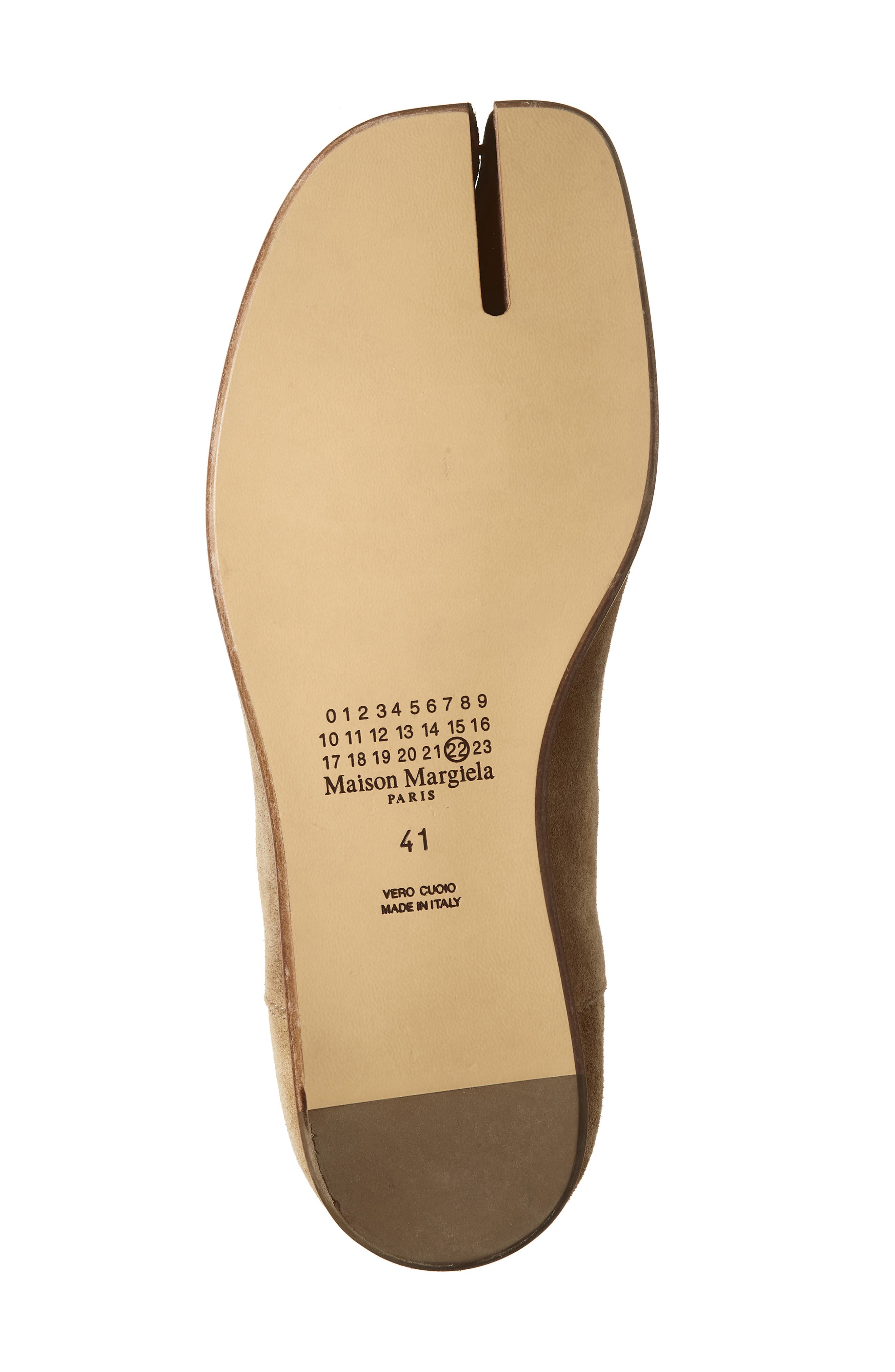 Maison Margiela Tabi Babouche, Alternate, color, Medal Bronze/ Beige