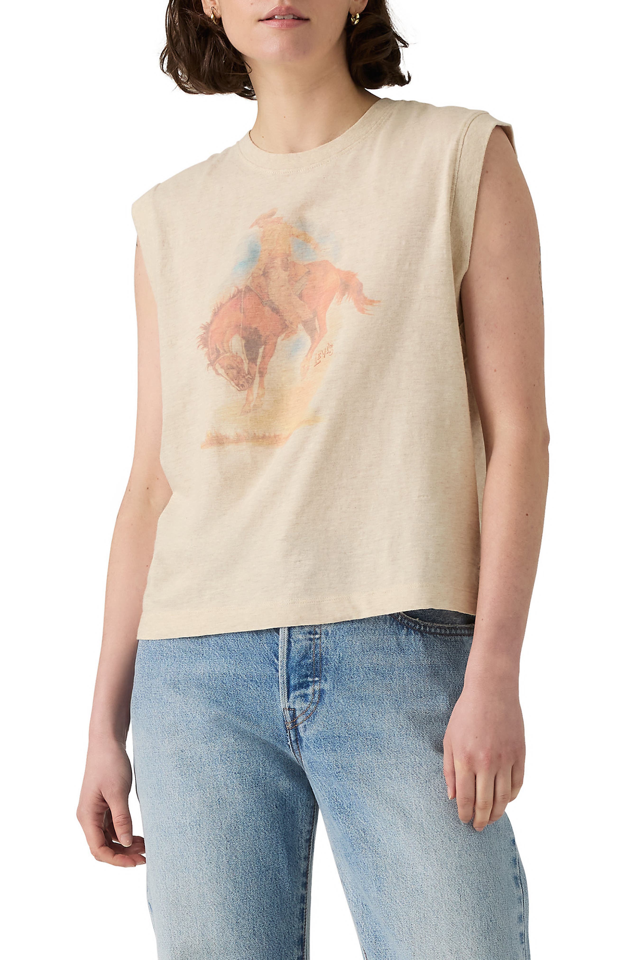 Boxy Graphic Tank