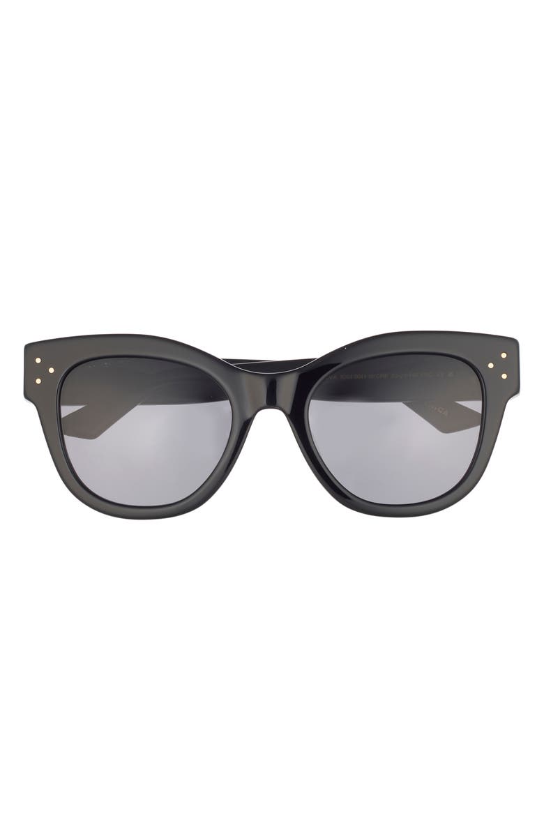 DIFF Eva 53mm Cat Eye Sunglasses, Main, color, Black Grey