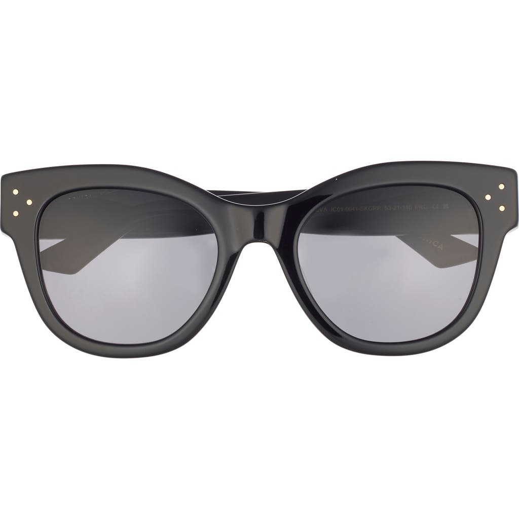 Diff Eva 53mm Cat Eye Sunglasses In Black