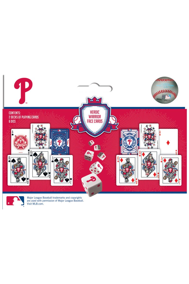 Philadelphia Phillies Cards & Dice Set, Alternate, color, Multicolor