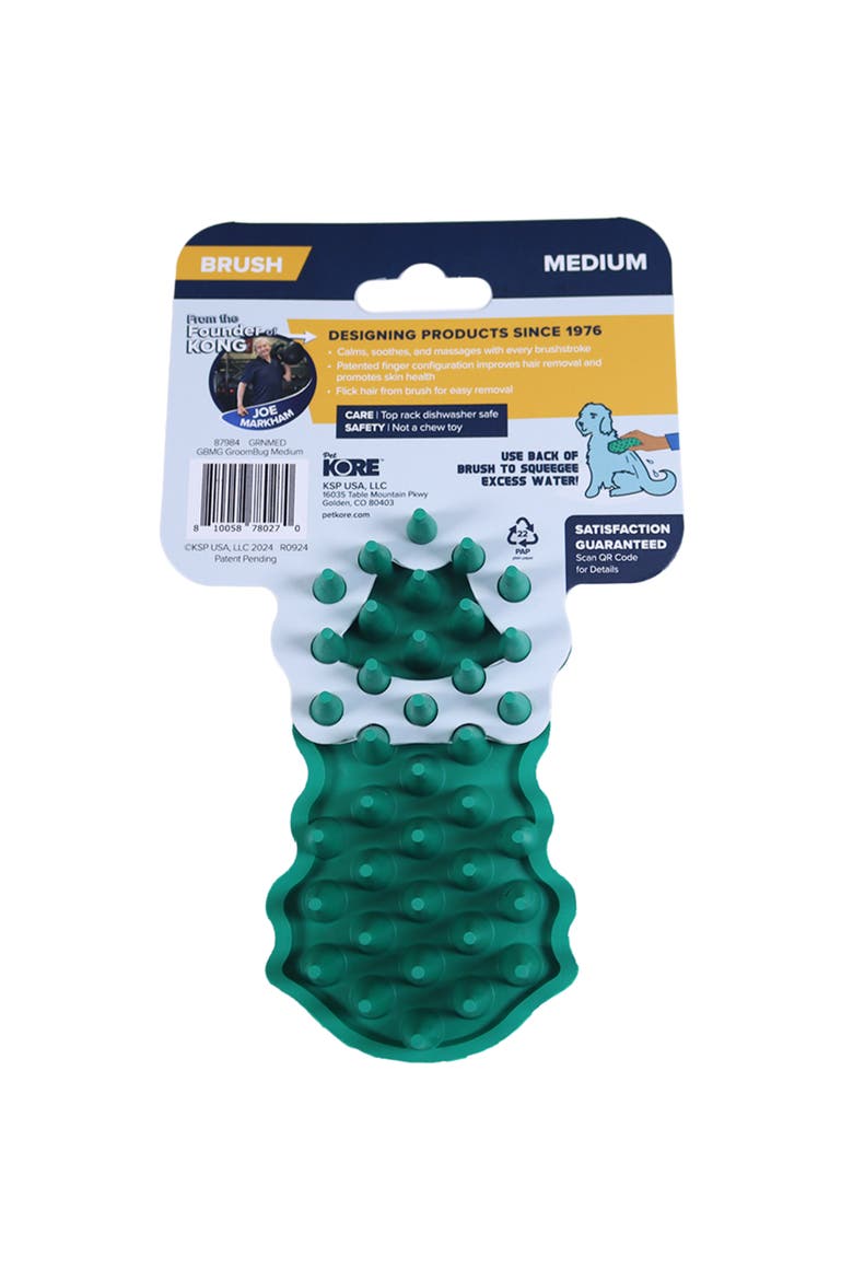 Deshedding Tool For Medium Sized Dogs, Alternate, color, Green