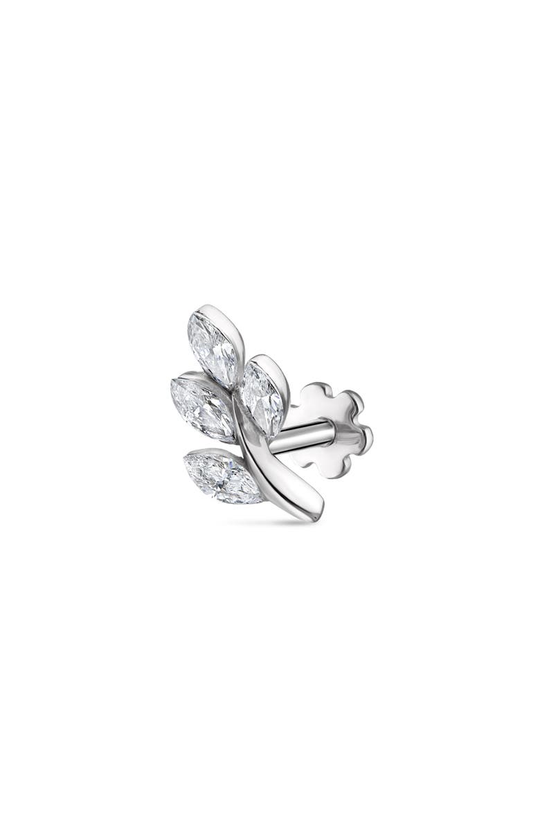 MARIA TASH Diamond Vine Single Threaded Stud Earring, Main, color, 