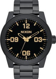 Nixon The Corporal Bracelet Watch, 48mm