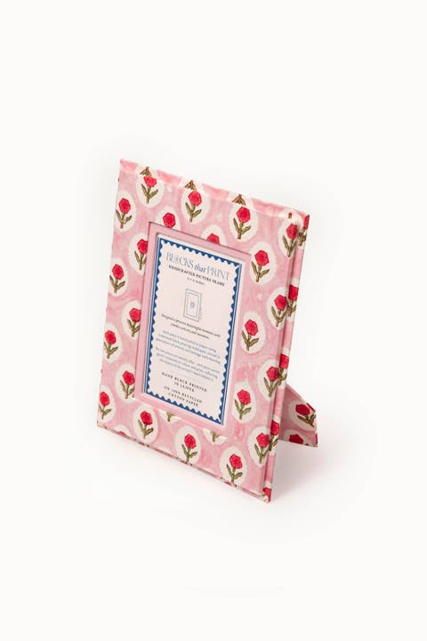 Block Print Photo Frame
