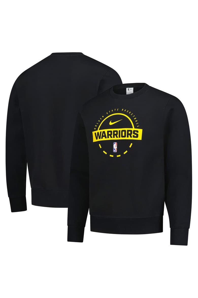 Men's Nike  Black Golden State Warriors 2025/26 Authentic Practice Club Sweatshirt, Main, color, Black