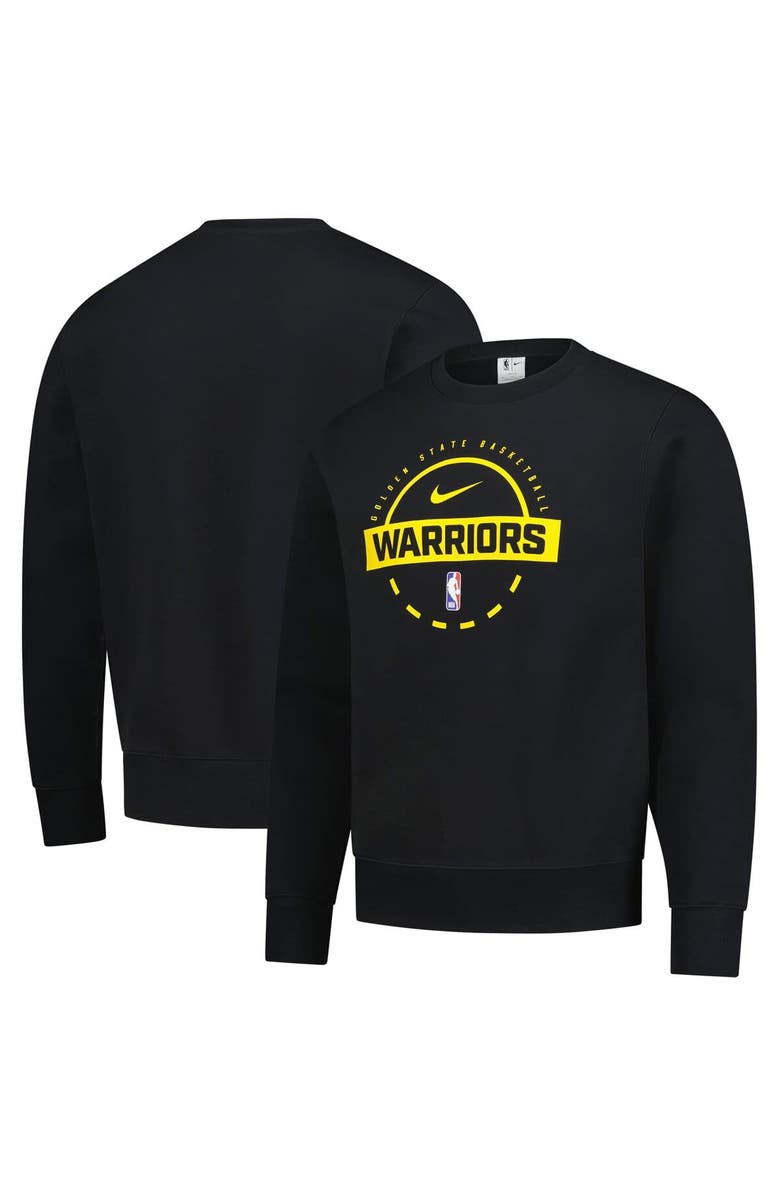 Nike Men's Nike  Black Golden State Warriors 2025/26 Authentic Practice Club Sweatshirt, Main, color, Black
