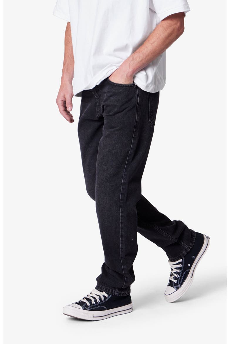 Straight Leg Jeans, Alternate, color, STONE WASH BLACK