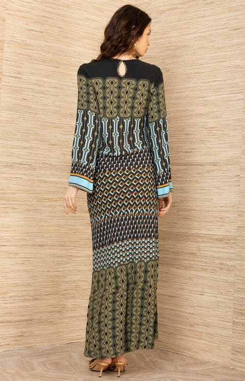 Hale Bob Ellen Dress In Brown