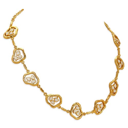 Dhwani Bhansal Terra Choker In Gold Plated