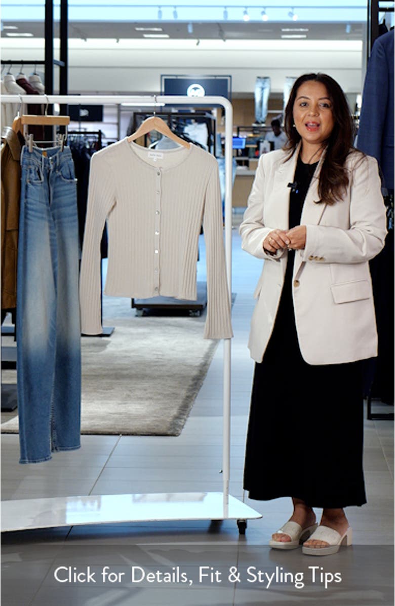 Rib Cardigan, sales video thumbnail