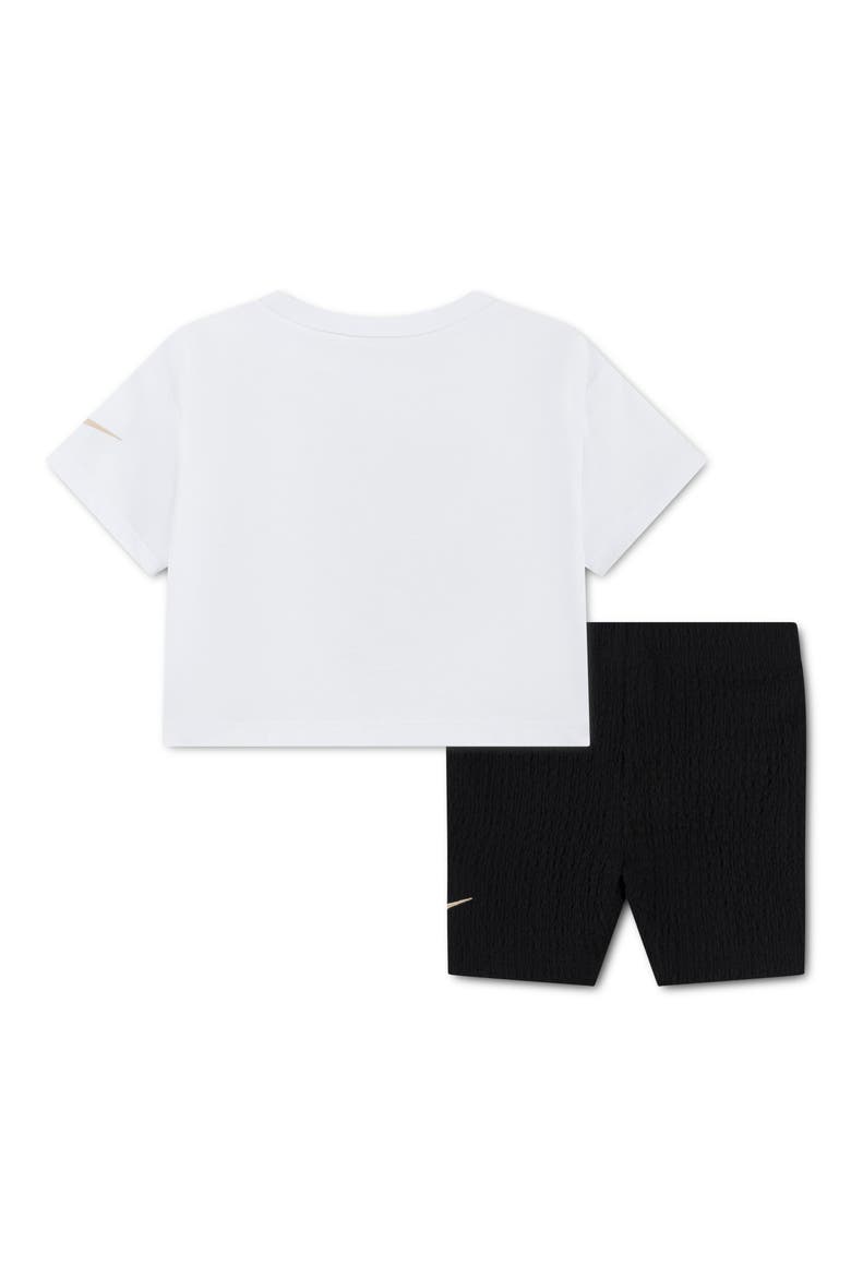 Bold Play Graphic T-Shirt & Shorts Set, Alternate, color, BLACK
