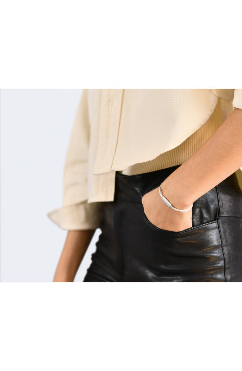 le gramme 9G Brushed Cable Bracelet, Alternate, color, 