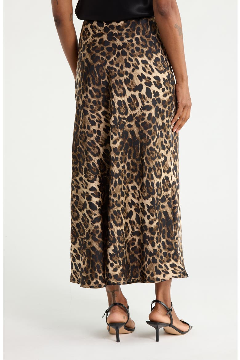 Printed Maxi Bias Skirt, Alternate, color, LEOPARD PRINT