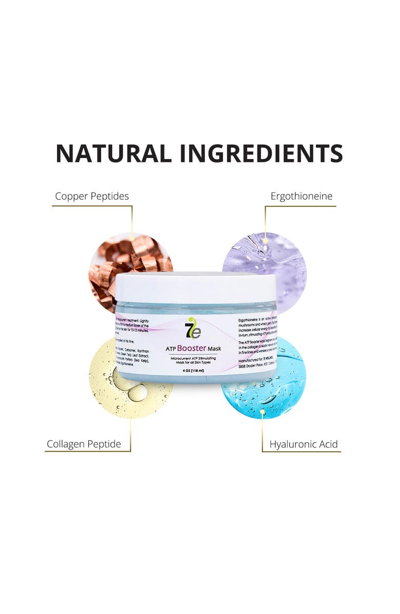 7e Wellness ATP Booster Gel Mask, Alternate, color, Transparent