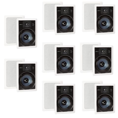 RC65i 2 Way In Wall Speakers - 8 Pack (White)