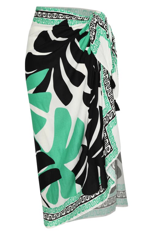 Sunshine 79 Monstera Pareo Coverup