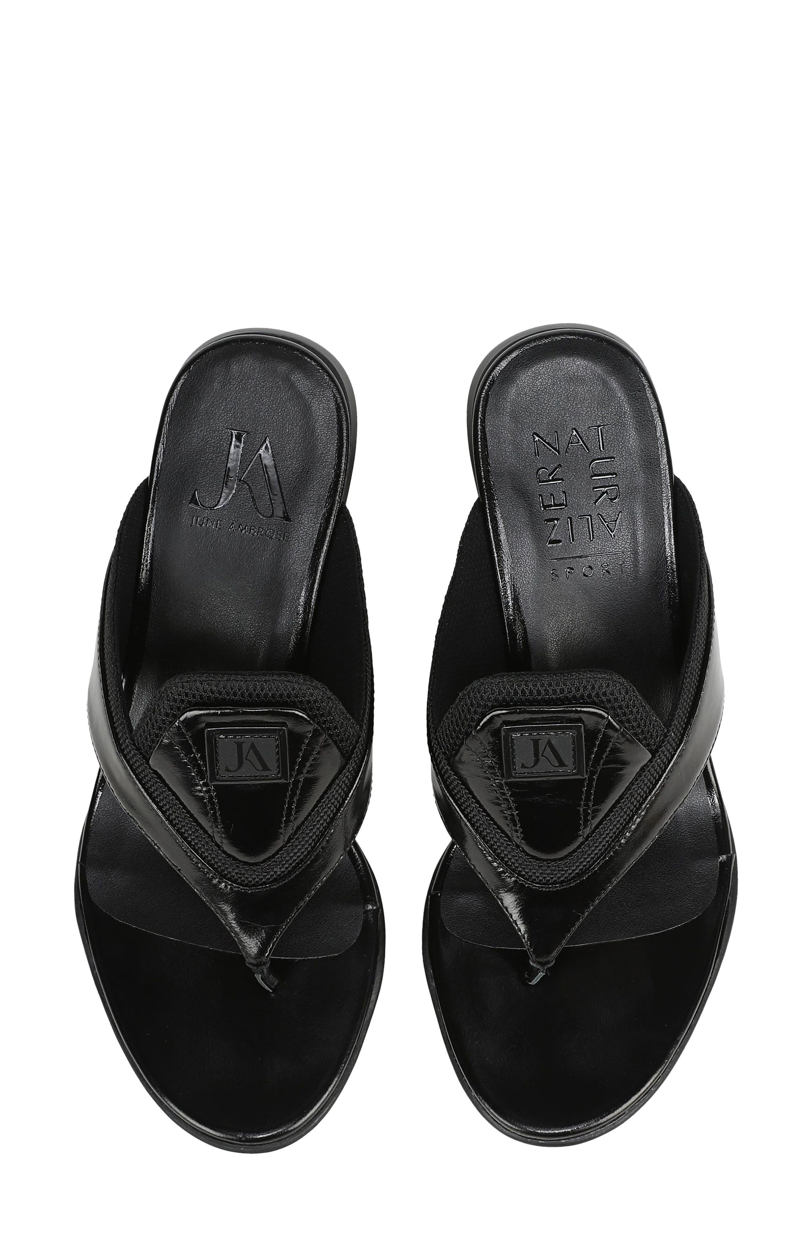 Naturalizer x June Ambrose Ravyn Sandal, Alternate, color, Black