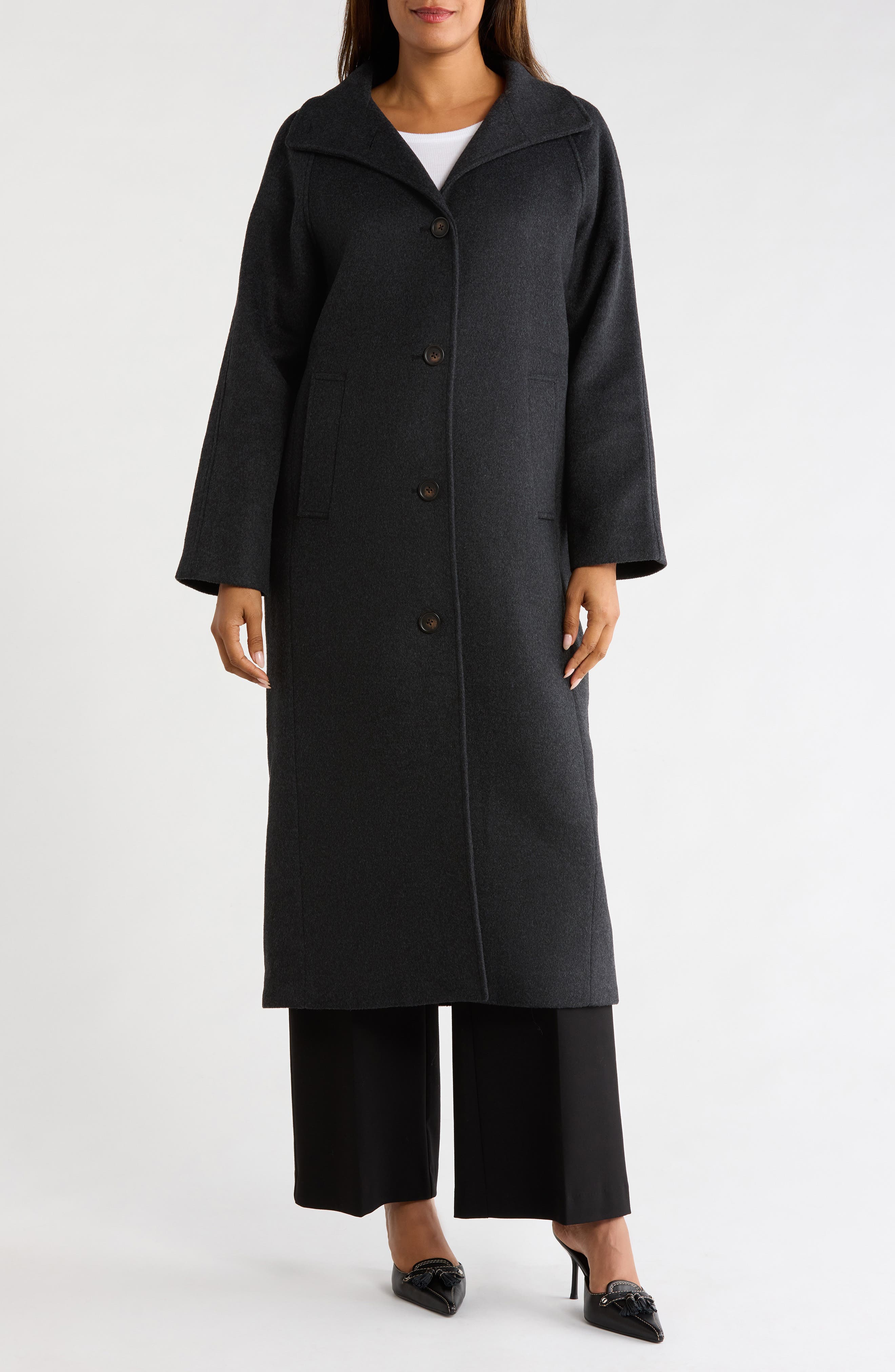 Funnel Neck Coat