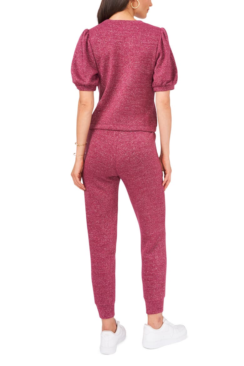 Sparkle Joggers, Alternate, color, NAPA WINE