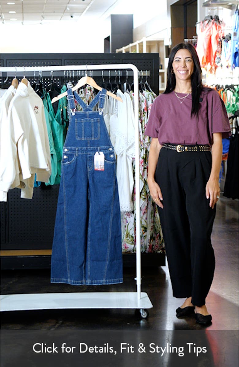 Kids' Denim Cargo Overalls, sales video thumbnail