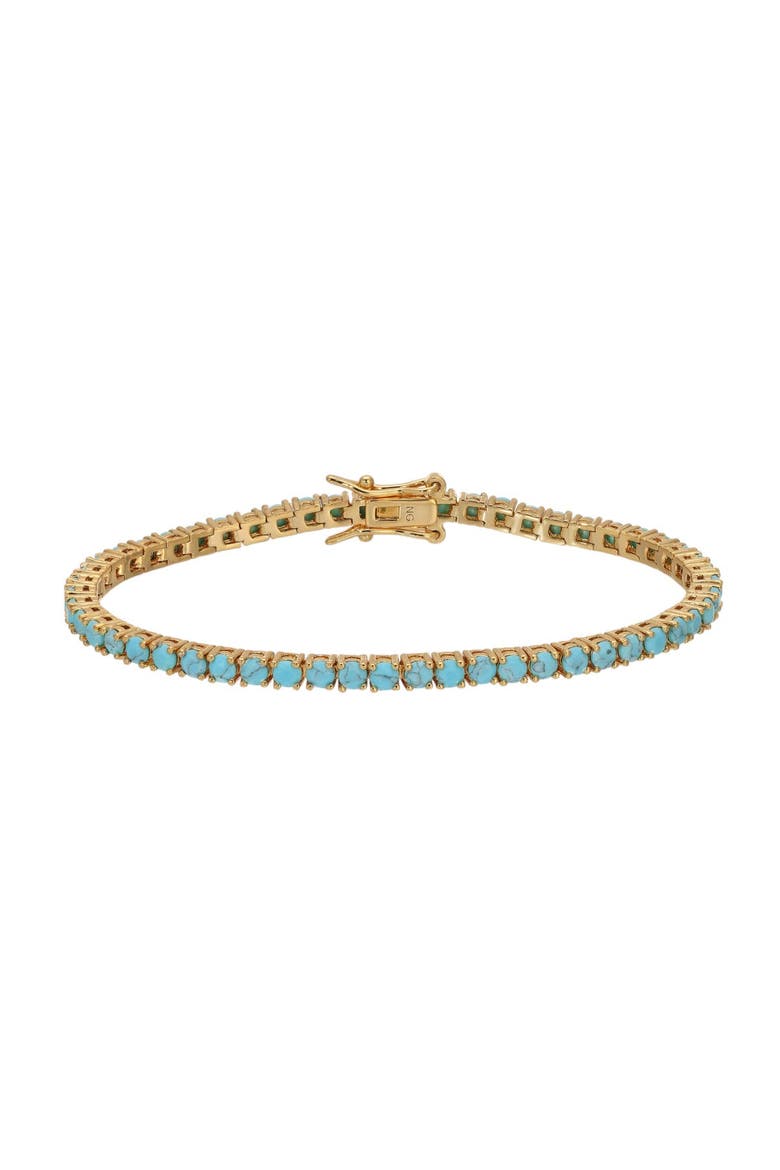 Turquoise Tennis Bracelet, Main, color, Turquoise/Aqua