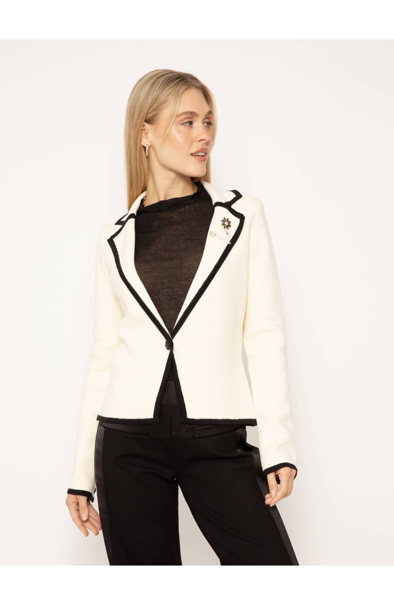 Central Park West Cece Sweater Blazer, Alternate, color, 