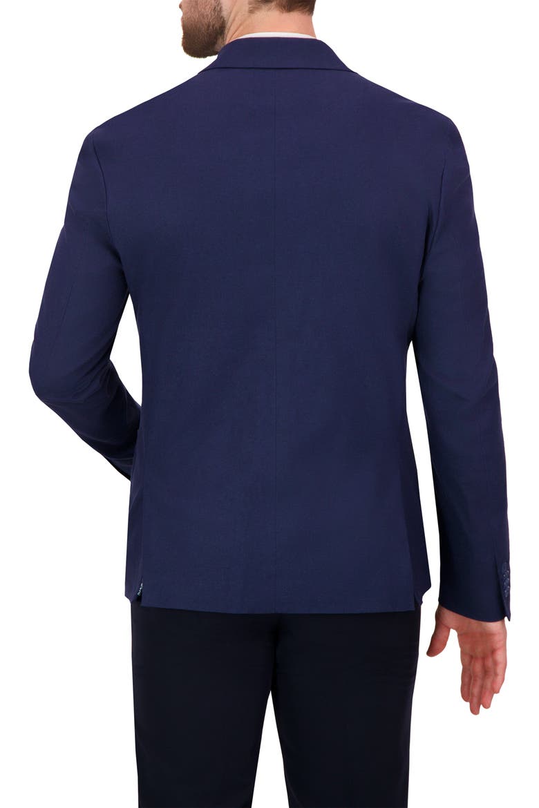 Linen Blend Stretch Sport Coat, Alternate, color, NAVY
