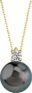 The Pearl Source Tahitian South Sea Pearl & Diamond Ellie Pendant