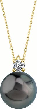 The Pearl Source Tahitian South Sea Pearl & Diamond Ellie Pendant