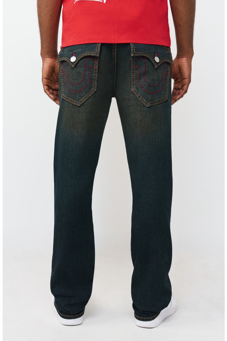 Ricky Flap Pocket Straight Leg Jeans, Alternate, color, DARK ECLIPSE WASH