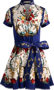 Alice + Olivia Lucy Floral Shirtdress