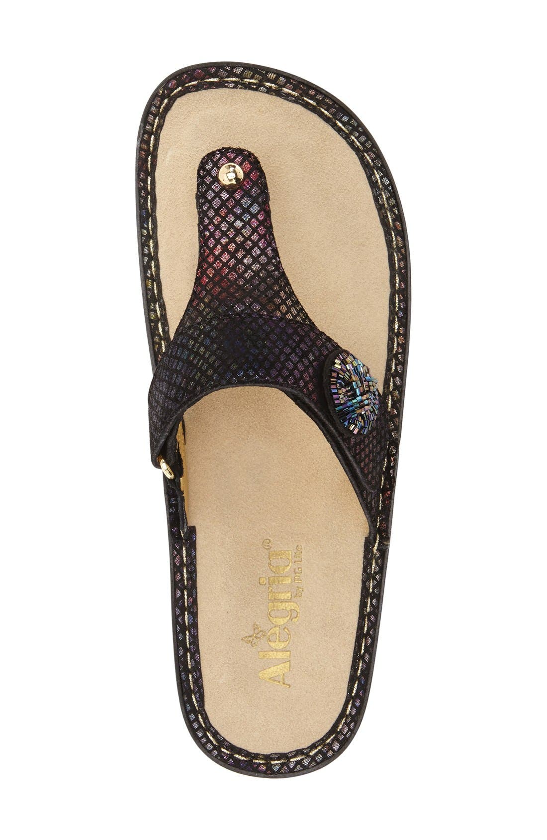 Alegria 'Carina' Sandal, Alternate, color, GEMBOREE LEATHER