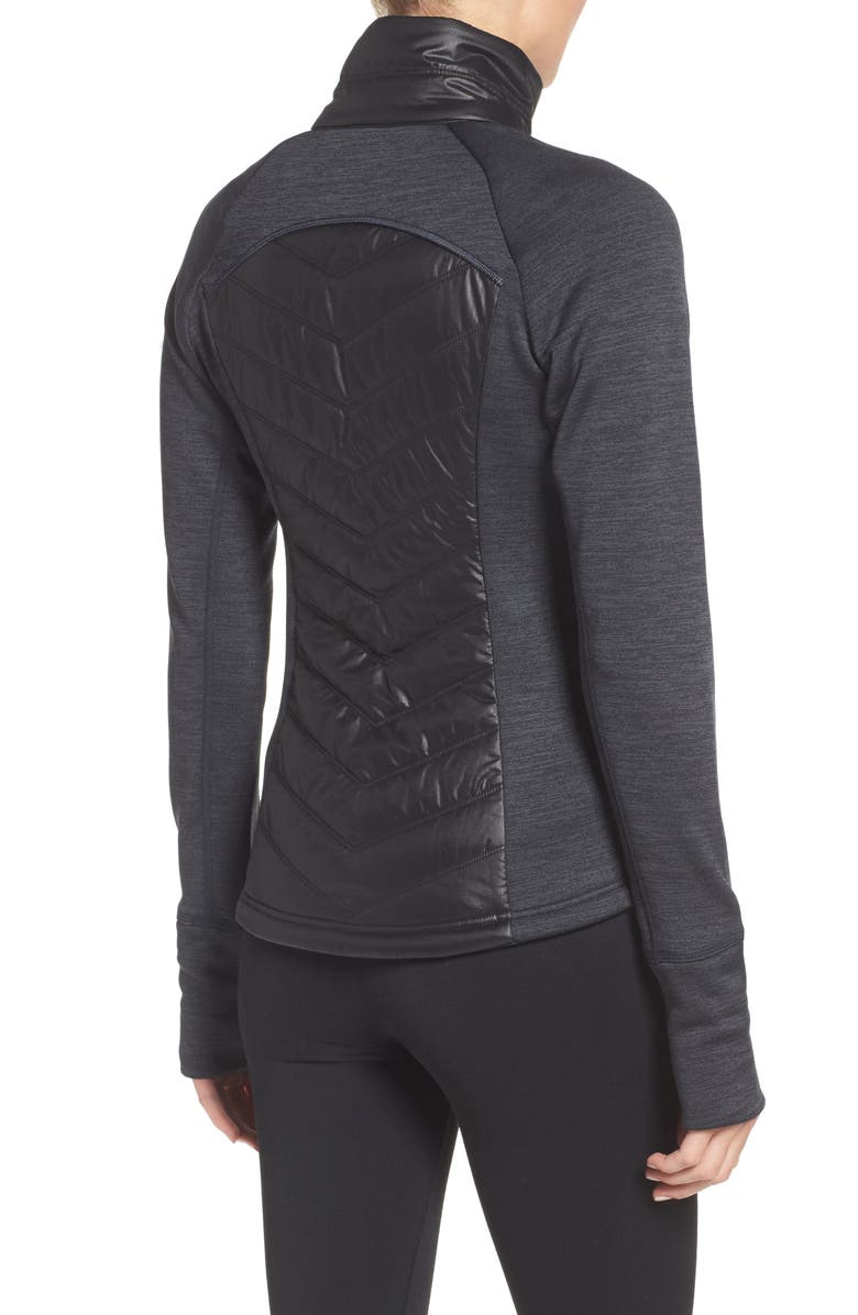 Zella Zelfusion Reflective Quilted Jacket, Alternate, color,