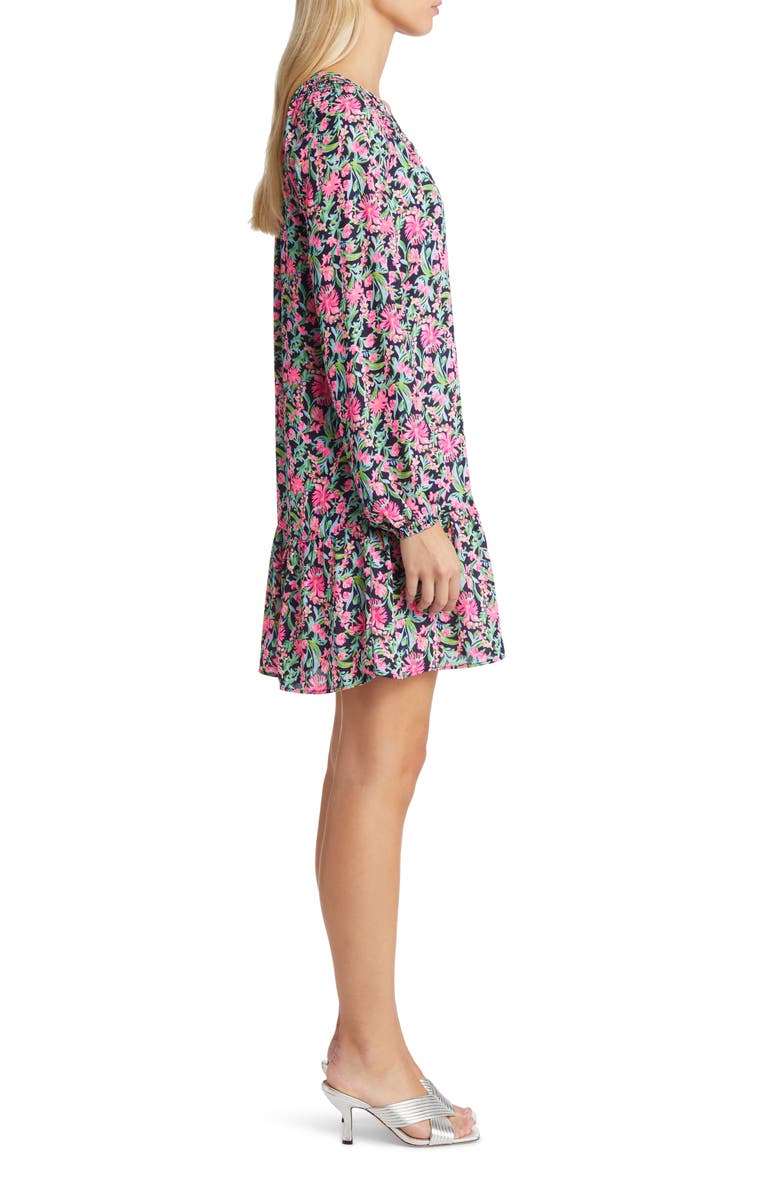 Lilly Pulitzer<sup>®</sup> Lucee Floral Print Long Sleeve Dress, Alternate, color,